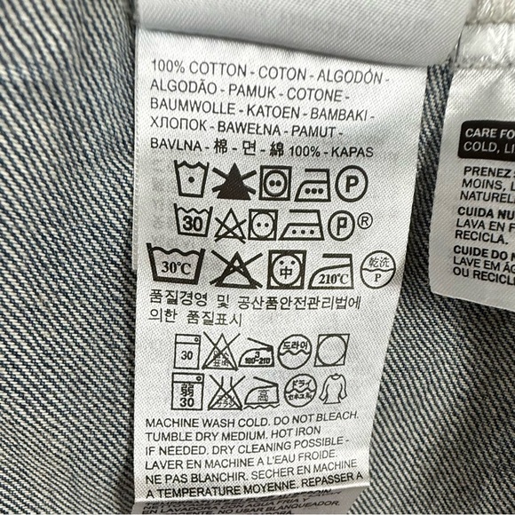 Levi's Blue Denim Jacket - Picture 12 of 14